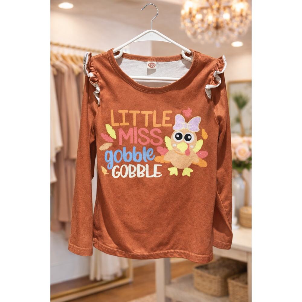 Long Sleeve Top For Thanksgiving Size 3T